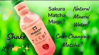 Sakura Matcha Magic? / Color Changing Matcha? ✨Limited Edition Only 🇯🇵 Japan