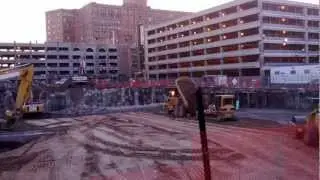 Putting down a packed dirt base