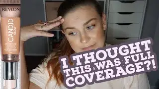 *NEW* REVLON CANDID GLOW FOUNDATION + REVLON COLORSTAY CONCEALER | WEAR TEST | FIRST IMPRESSION