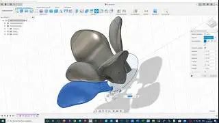 Пример создания липестков для цветка Fusion 360