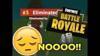 How I almost won a game of Fortnite Battle Royale on Roblox