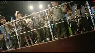 kids enjoying in Marine Navigation Gallery at RSC Bhuj