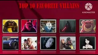 My Top 10 Favorite Villains