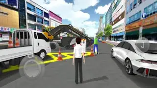 Heavy Excavator Transport to HighwayConstruction Site - 3D Driving Class gameplayAndroid ios- game