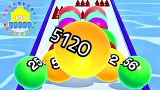 Ball Run 2048 Infinity Mode vs Number Master Run and Merge | High Score Gameplay