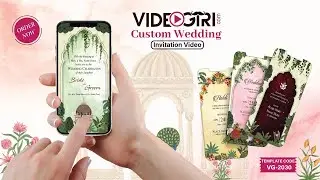 Custom Wedding Invitation Video Online | Digital Wedding Invite | VG-2030