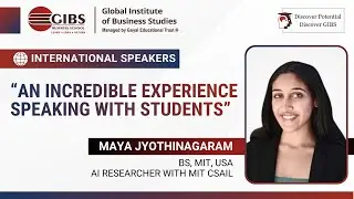 Speaker Maya During an Interactive Session | GIBS Business School | Best PGDM College in Bangalore