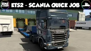 Euro Truck Simulator 2  |  Doing a quick job in a Scania  |  Sheffield To Manchester