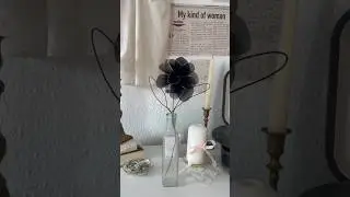 Wire and stockings flower😱🔥 #shorts #viral #diy #flowers @CraftyNandani7