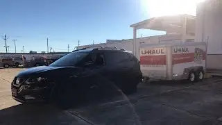 I pulled a 6 by 12 U-Haul Trailer with my 2017 Nissan Rogue