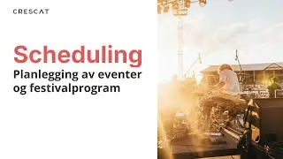 Festival Scheduler - Eventer & Visninger