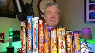ASMR-обзор шоколадных батончиков из магазина 