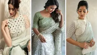 Beautiful pastel saree designs 2021, Light coloured saree ideas for office wear, Soft pastel sarees
