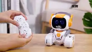 Robbie Intelligent Robot | Singing Dancing Baby Toy | Touch Sensing LED | Programming Enlightenment