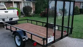 Use Of Thompson's Water Seal On The Bed Of My New Utility Trailer ~ July 23, 2020