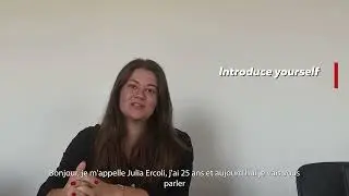 Julia Ercoli - France, communication d'entreprise, responsable communication (French subtitles)