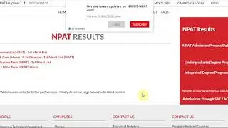 NPAT Result 2020 Released online, Check Merit List at npat.in