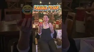 she loves banana ❤ #bananaprank #magicprank #magic #magician #prank #short #fyp