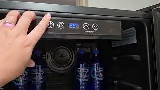 Icyglee Beverage Refrigerator Cooler   126 Can Mini Fridge, Fabulous for a place of business or home