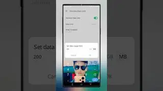 Set Internet Limit Like a Pro 📶 | Hidden Data Saver Trick! #shorts