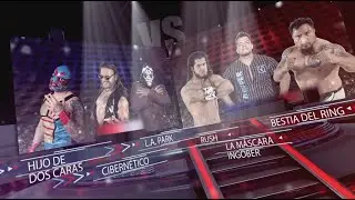 NLL T146 Hijo de Dos Caras, Cibern&eacute;tico y L A  Park vs Rush, La M&aacute;scara y La Bestia del Ring
