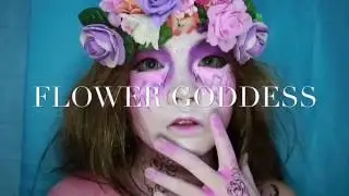 GODDESS OF FLOWER | NYX BIG THING MAKEUP CHALLENGE #TeamRachelGoddard