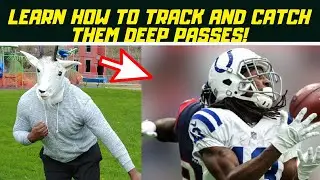 HOW TO TRACK THE FOOTBALL AND CATCH DEEP PASSES | WIDE RECEIVER TRAINING
