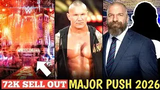 WWE Wrestler Major Push 2026🤯| WWE WrestleMania 42 Sell Out 72k Tickets | Randy Orton Return Set 