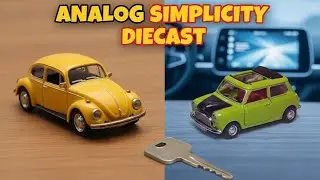 Analog Simplicity  Diecast Collection (Wolkswagen Beetle & Mr.Bean 's Austin Mini Cooper)