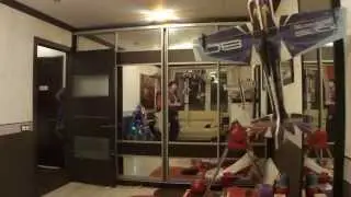 RC Factory ExtraSlick hovering at home