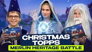 CHRISTMAS TOPPS MERLIN HERITAGE BATTLE! 🎄✨