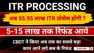 ITR Refund 2025 | ITR Not Processing | ITR-1 & ITR-2 & ITR-3 Refunds Not Received | Delay Reason ?