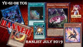 Banlist Julio 2019. Adi&oacute;s Wyvern y PK Rusty Bardiche.Terraforming a 1!!!