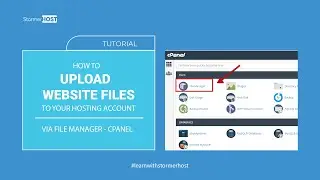 How to upload website files(static) in your cPanel via the File Manager | StormerHost.com
