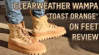 Обзор ботинок Clearweather Wampa Boot Toast Orange On Feet с помощью подбора размера