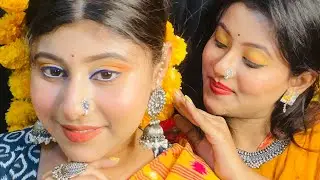 Basanta Utsav Makeup|#basantabohiloshokhi #bosontoutsav