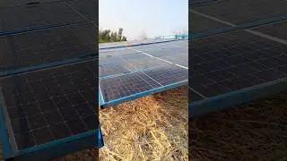 Solar Energy Tube well Pannel #farming #agriculture