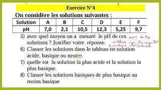 3AC exercise with solutions: acidic solution, basic solution