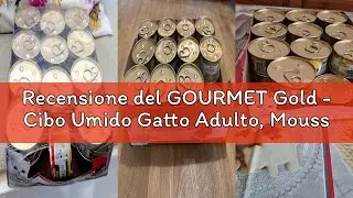 Recensione del GOURMET Gold - Cibo Umido Gatto Adulto, Mousse con Pesce dell'Oceano. 24 Lattine da 8