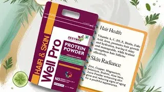Packed with natural protein, vitamins & Ayurvedic goodness &ndash; Zestima Wellness Well Pro 