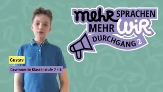 Rede von Gustav (Thema: Familie) Gewinner der Klassenstufe 7 + 8