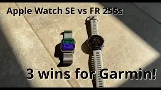 Garmin Forerunner 255s vs. Apple Watch SE (2024) &ndash; 3 Wins for Garmin!