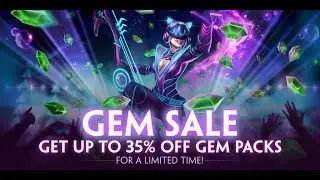 SMITE: Birthday Gem Sale - Up to 35% off Gems!