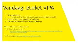 Webinar: Toelichting eVIPA - het online-loket voor VIPA-dossiers - 19 november 2025