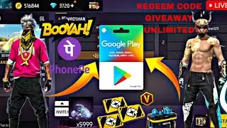 FREE FIRE LIVE REDEEM CODE GIVEAWAY | FF DIAMOND GIVEAWAY#freefire  #giveaway#lokeshgamer #amitbhai