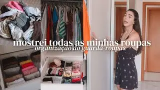 TOUR PELO MEU GUARDA-ROUPAS | mostrei todas as minhas roupas, onde compro e organização