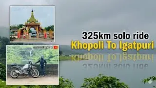 Khopoli To Igatpuri Bike Ride || Solo Ride || Kasara Ghat || Himalayan 450 || #bandhilki 