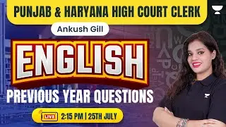 Punjab & Haryana High court clerk Exam | English Previous Year Question