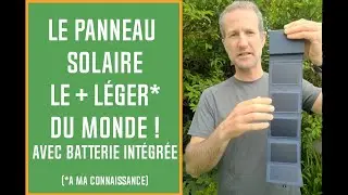 Le Panneau Solaire de Randonn&eacute;e le Plus L&eacute;ger du Monde !