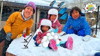 Ryan's Family Trip playing in the Snow Hotel Tour!